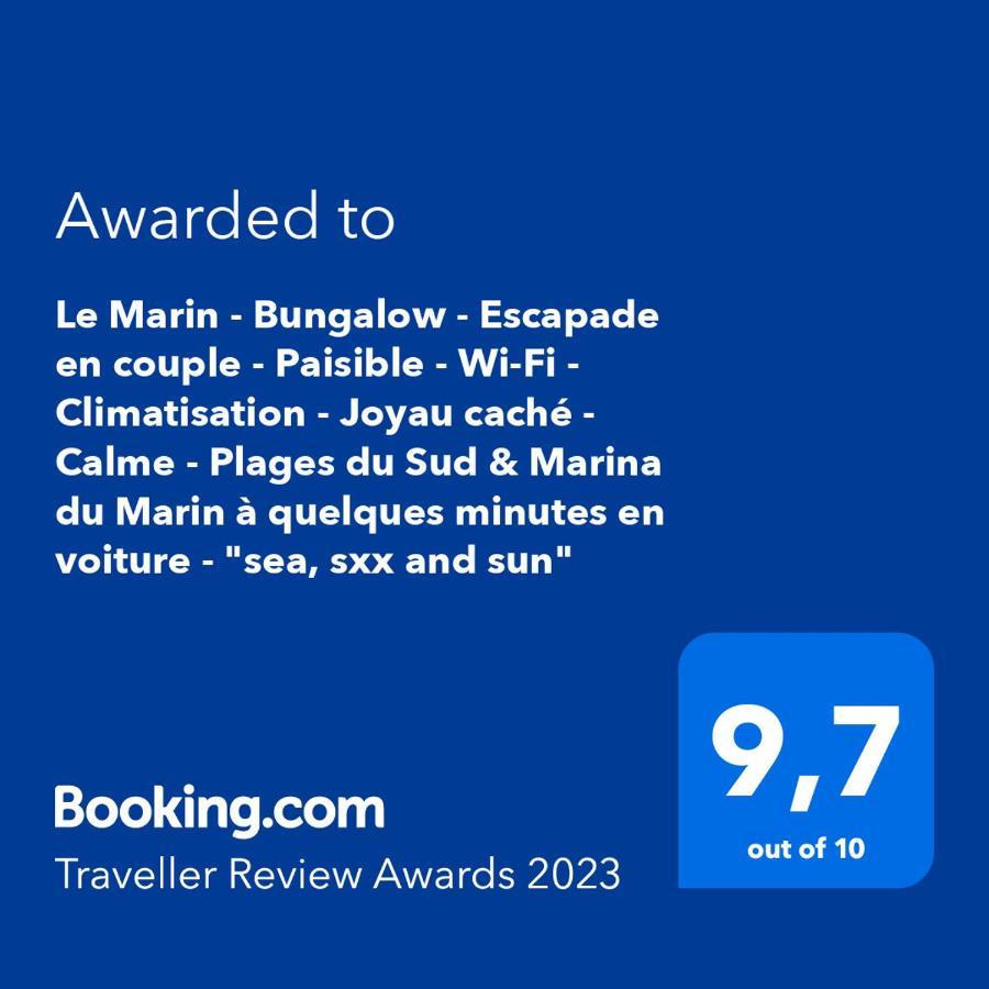 Le Marin - Bungalow Classe 3 Etoiles Tb Equipe & Confortable - Escapade En Couple - Paisible & En Toute Discretion - Wi-Fi - Climatisation - Calme & Serenite - Plages Du Sud, Centre De Carenage & Marina Du Marin Proche En Voiture - Acheminement Sur D Exterior photo